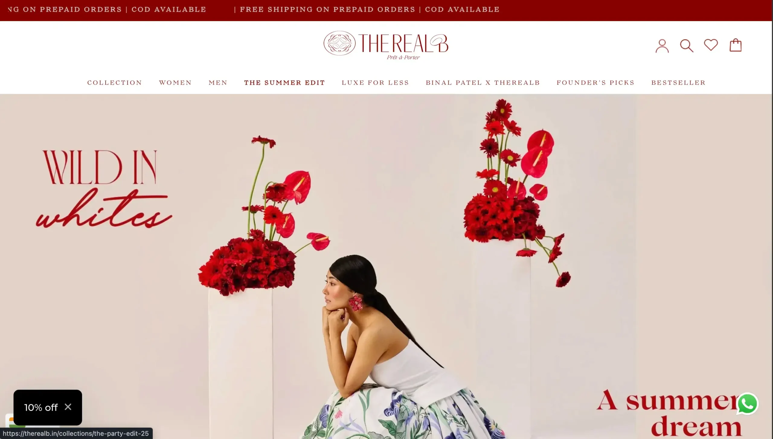 The Yellow Bow website preview