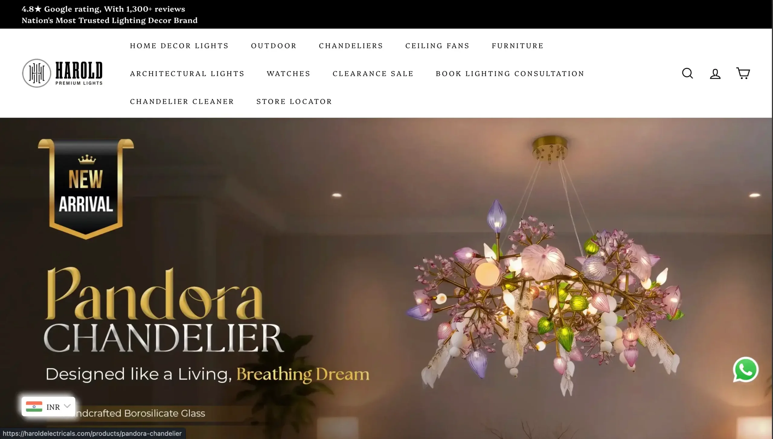 Harold Electrical website preview