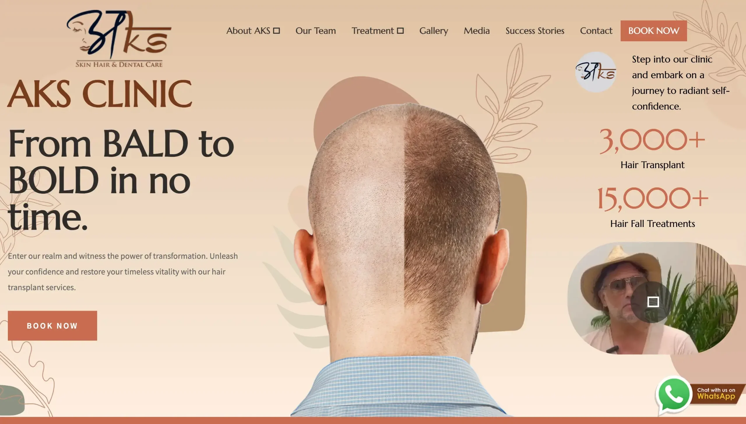 AKS Clinic website preview