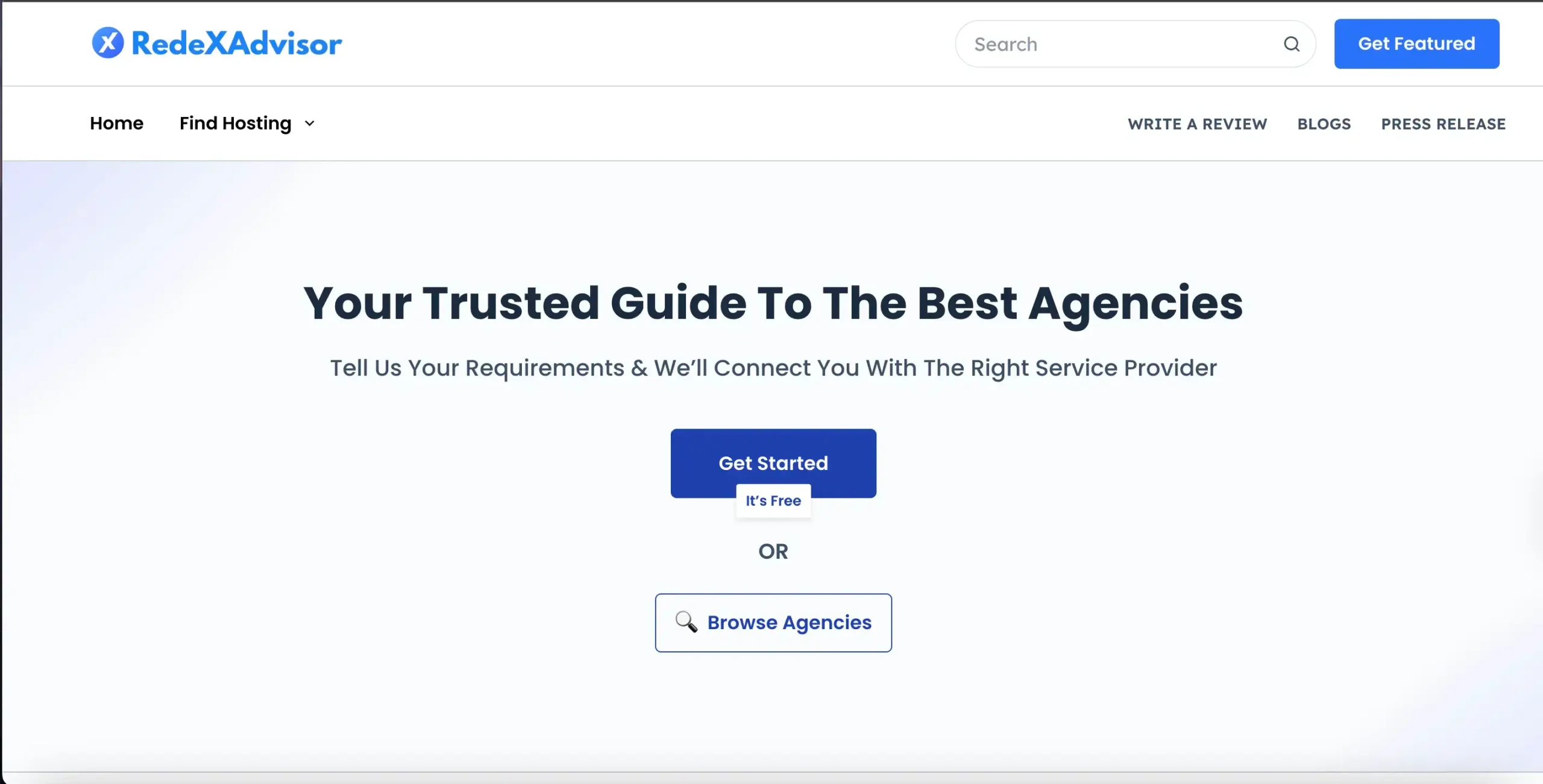 Redex Advisor website preview
