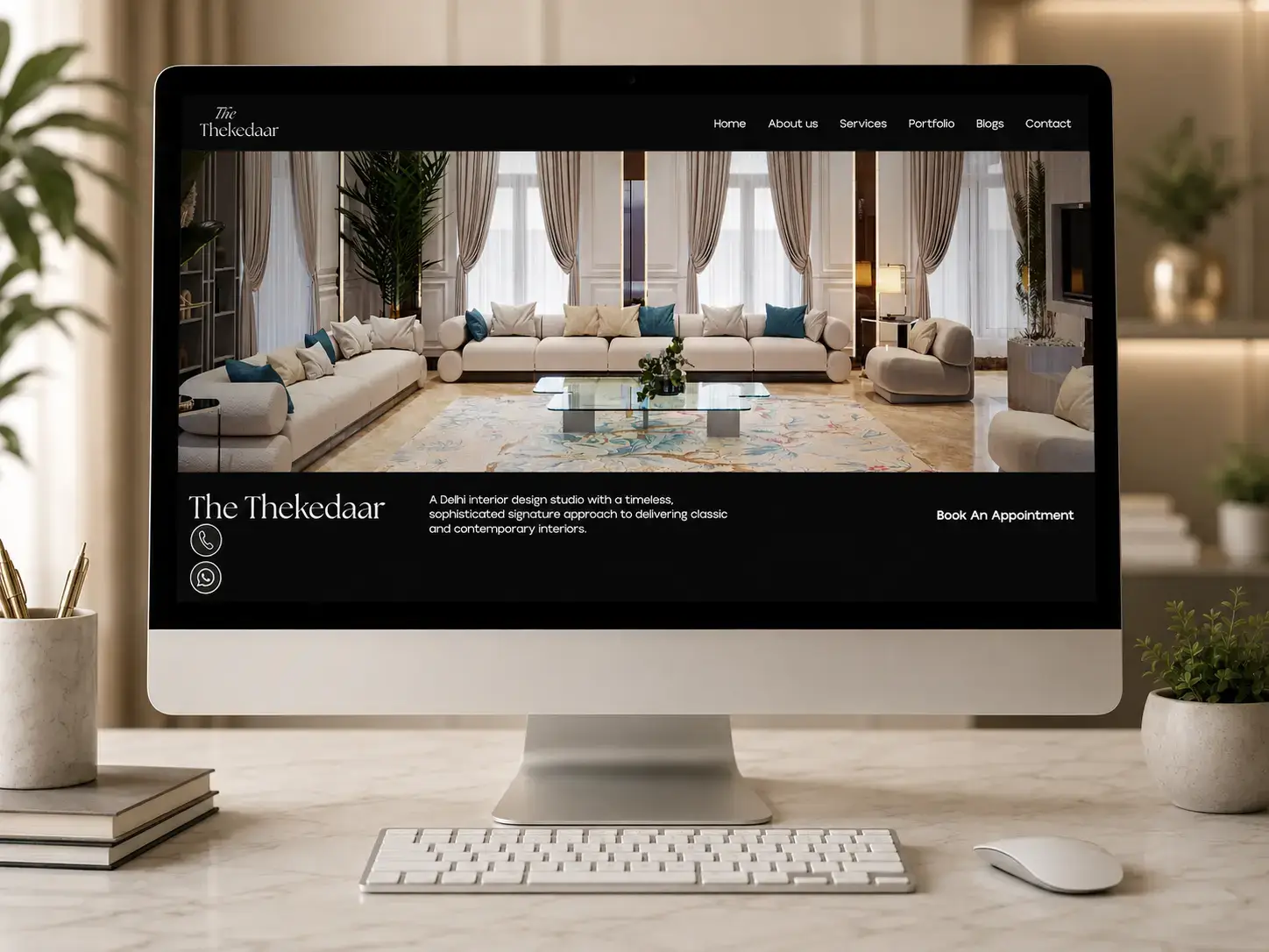 The Thekedaar website preview
