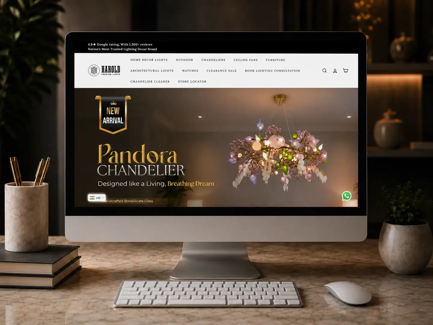 Harold Electricals website preview