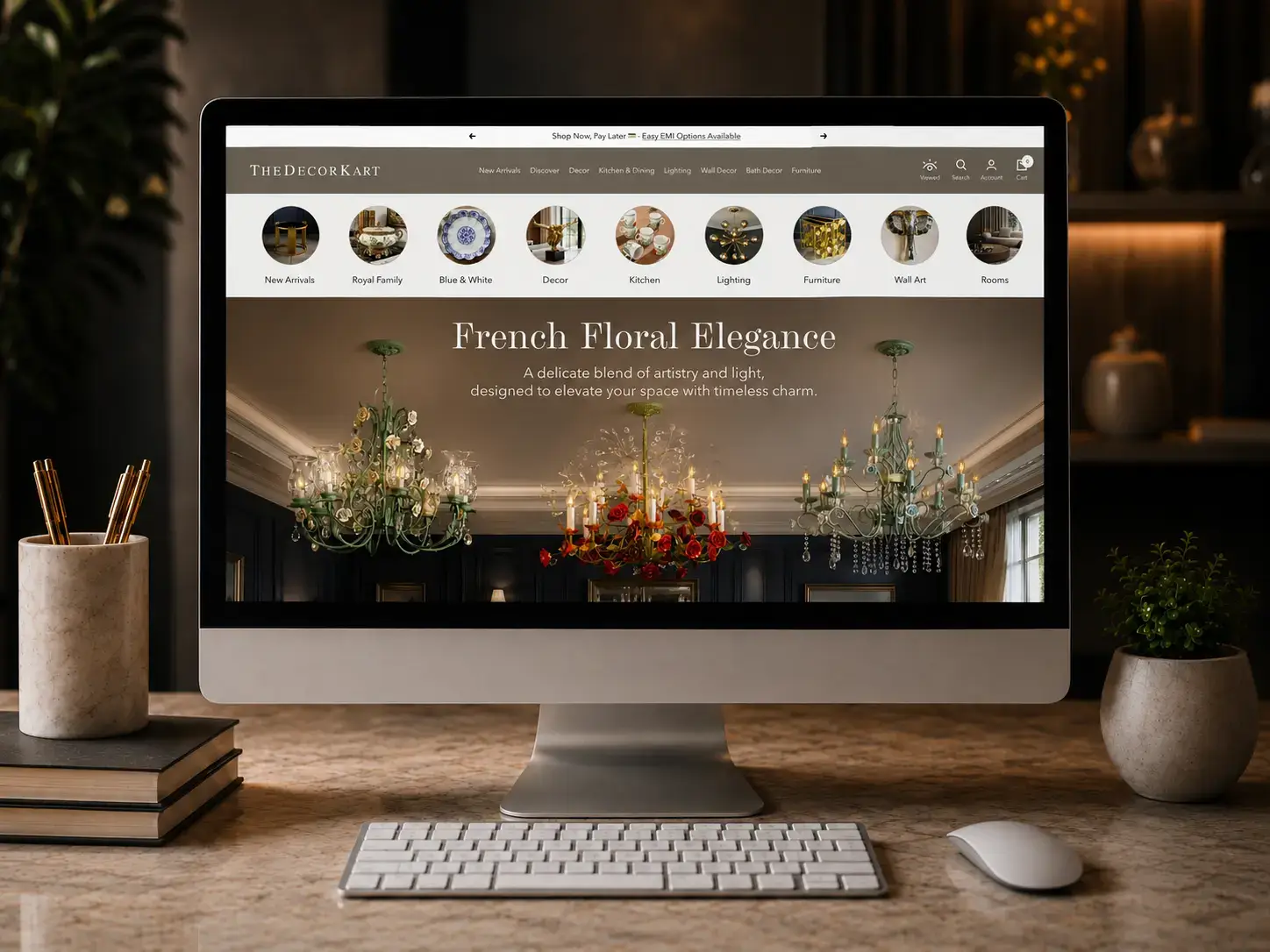 The Decor Kart website preview